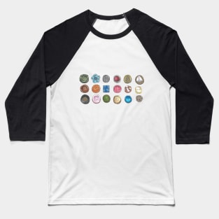 Collection of buttons Baseball T-Shirt